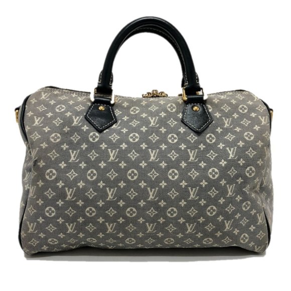 LOUIS VUITTON Blue Monogram Boston Bag - Picture 1 of 13